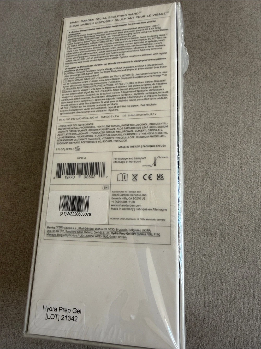 Shani Darden Facial Sculpting Wand – NEW SEALED